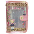 Japan Sanrio Seal Binder - Hello Kitty : Gogo Gal Collection Style Up Tan Sunburned - 1