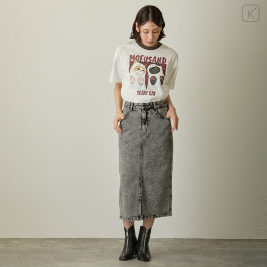 Japan Mofusand T-Shirt (XL) - Scary Cat White - 6