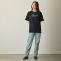 Japan Mofusand T-Shirt (M) - Horror Shark Cat Black - 5