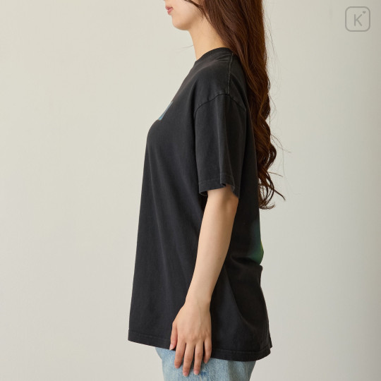Japan Mofusand T-Shirt (M) - Horror Shark Cat Black - 7
