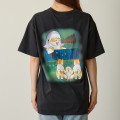 Japan Mofusand T-Shirt (XL) - Horror Shark Cat Black - 8