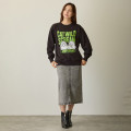 Japan Mofusand Sweatshirt (L) - Cat Wild Scream Black - 3
