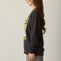 Japan Mofusand Sweatshirt (L) - Cat Wild Scream Black - 5