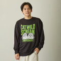 Japan Mofusand Sweatshirt (L) - Cat Wild Scream Black - 7