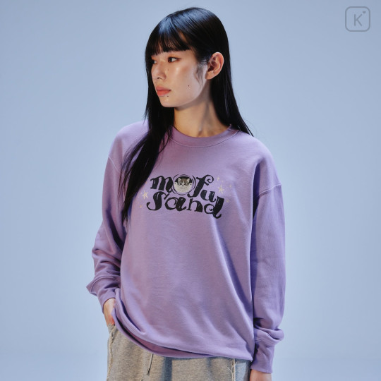 Japan Mofusand Sweatshirt (M) - Shadow Cat Purple - 3