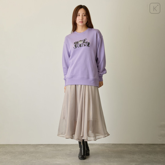 Japan Mofusand Sweatshirt (M) - Shadow Cat Purple - 7