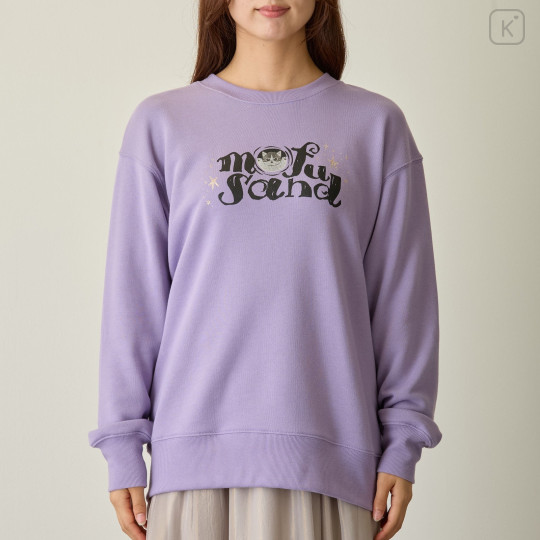 Japan Mofusand Sweatshirt (M) - Shadow Cat Purple - 8