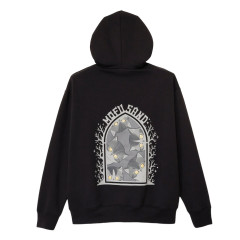 Japan Mofusand Zip Hoodie (M) - Staring Cat Black