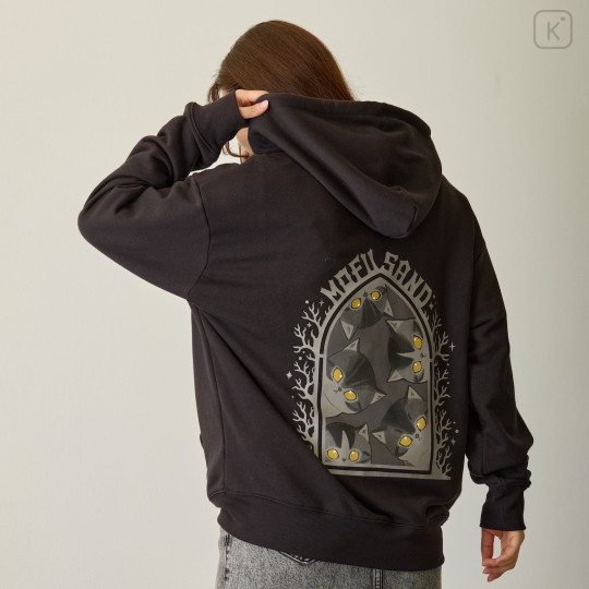 Japan Mofusand Zip Hoodie (L) - Staring Cat Black - 3