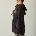 Japan Mofusand Zip Hoodie (L) - Staring Cat Black - 7