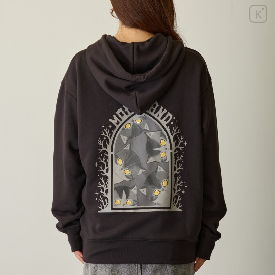 Japan Mofusand Zip Hoodie (L) - Staring Cat Black - 8