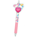 Japan Kamio Mechanical Pencil - Happy March : Heisei Retro Rabbit & Cat Squishy Heart - 1