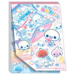 Japan Kamio A6 Notepad - Pukupuku Awawa-chan : Heisei Retro Candy