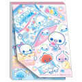 Japan Kamio A6 Notepad - Pukupuku Awawa-chan : Heisei Retro Candy - 1