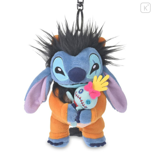 Japan Disney Store Plush Keychain - Stitch : The Lion King - 1