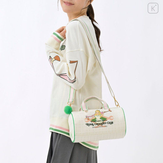 Japan Disney Store 2-Way Boston Bag - Alice & Flamingo - 1