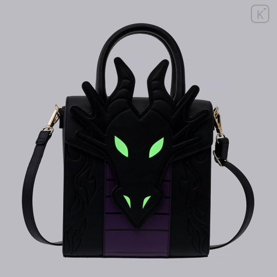 Japan Disney Store 2-Way Shoulder Bag - Maleficent Dragon Glow-in-the-Dark - 2