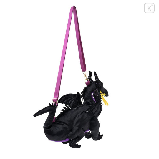 Japan Disney Store Multi Pouch with Shoulder Strap - Maleficent Dragon - 7