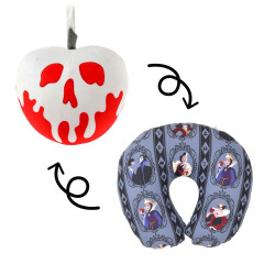 Japan Disney Store 2-Way Neck Pillow - Disney Villains Poison Apple