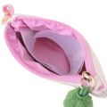 Japan Disney Store Pouch Set with Strap - Alice, Flamingo, and Hedgehog - 5