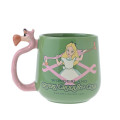 Japan Disney Store Mug - Alice in Wonderland 75th Anniversary : Alice, Flamingo, and Hedgehog - 2