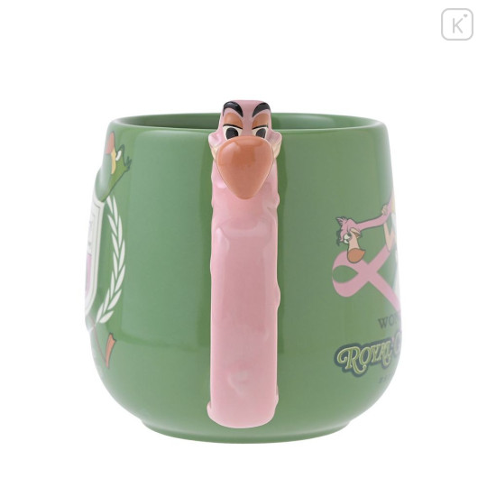 Japan Disney Store Mug - Alice in Wonderland 75th Anniversary : Alice, Flamingo, and Hedgehog - 3