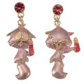 Japan Disney Store Earrings Set - Izma Kitty Swing Asymmetrical - 1