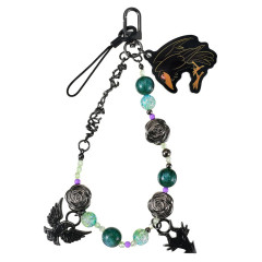 Japan Disney Store Strap Bead Die-Cut Charm - Sleeping Beauty : Diablo