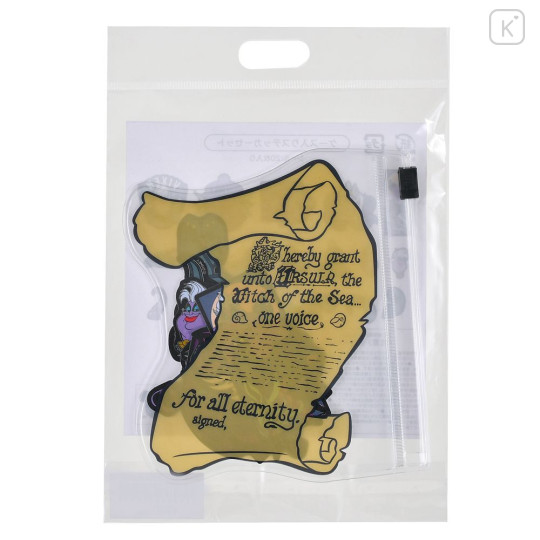 Japan Disney Store Sticker Flakes in Case - Ursula, Flotsam & Jetsam - 2