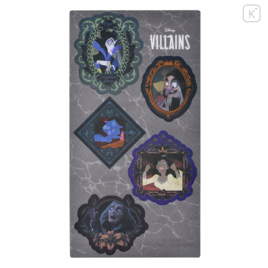 Japan Disney Store Sticker Collection - Disney Villains Lenticular - 2