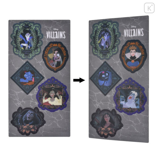 Japan Disney Store Sticker Collection - Disney Villains Lenticular - 3