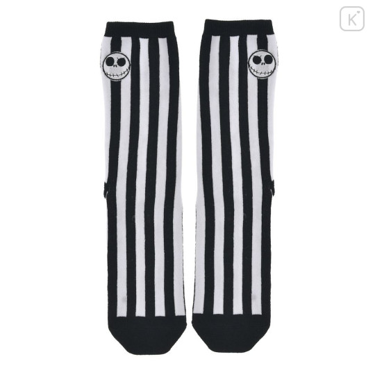 Japan Disney Store Socks with Face Embroidery - Jack Skellington - 1