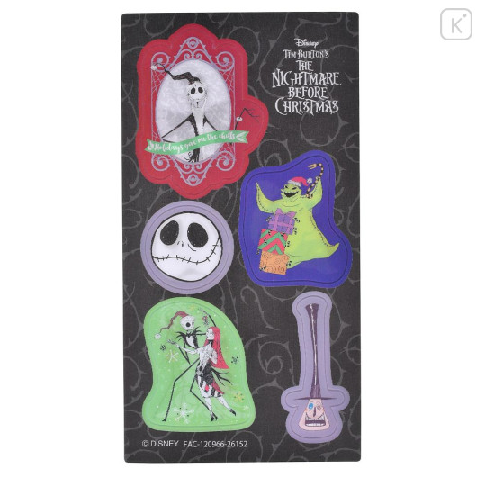Japan Disney Store Sticker Collection - The Nightmare Before Christmas : Lenticular - 2