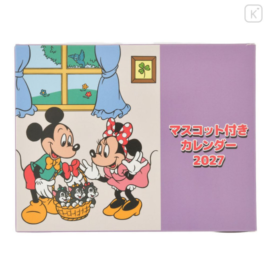 Japan Disney Store Desk Calendar with Figure - Mickey & Friends Chip & Dale : 2027 - 3