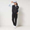 Japan Sanrio Embroidered Ponte Pants (L) - Hello Kitty : Sanrio Sports Black - 3