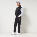 Japan Sanrio Embroidered Ponte Pants (L) - Hello Kitty : Sanrio Sports Black - 4