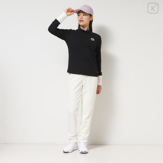 Japan Sanrio 2-Way Mock Neck Shirt (M) - Hello Kitty : Sanrio Sports Black - 2