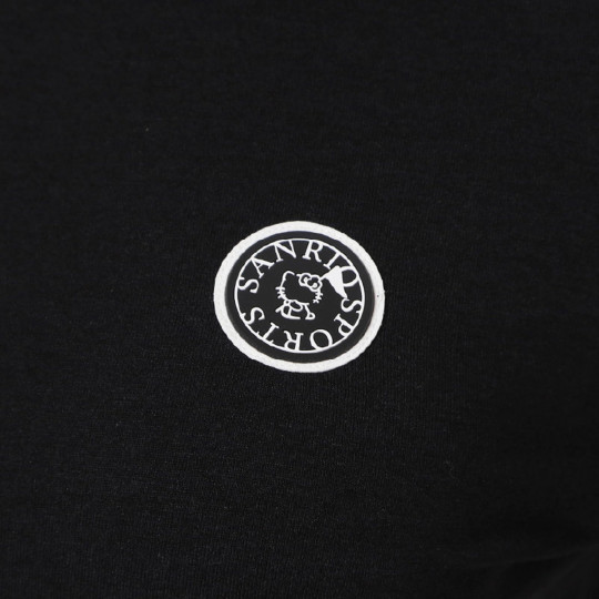 Japan Sanrio 2-Way Mock Neck Shirt (M) - Hello Kitty : Sanrio Sports Black - 5