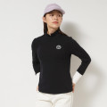 Japan Sanrio 2-Way Mock Neck Shirt (L) - Hello Kitty : Sanrio Sports Black - 4