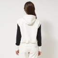 Japan Sanrio Hooded Zip Vest (M) - Hello Kitty : Sanrio Sports White - 8