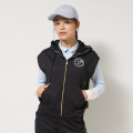 Japan Sanrio Hooded Zip Vest (M) - Hello Kitty : Sanrio Sports Black - 2