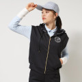 Japan Sanrio Hooded Zip Vest (L) - Hello Kitty : Sanrio Sports Black - 1