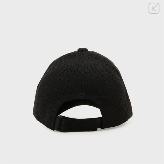 Japan Sanrio Embroidered Tweed Cap - Hello Kitty : Sanrio Sports Black - 3