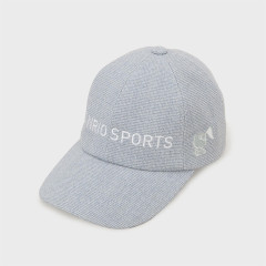 Japan Sanrio Embroidered Tweed Cap - Hello Kitty : Sanrio Sports Blue