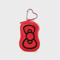 Japan Sanrio Ribbon Ball Pouch - Hello Kitty : Sanrio Sports Red