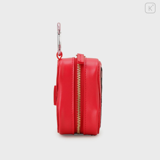 Japan Sanrio Ribbon Ball Pouch - Hello Kitty : Sanrio Sports Red - 2