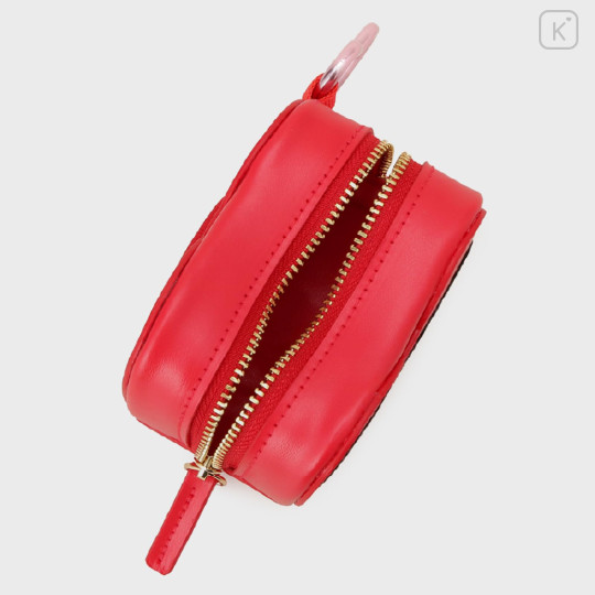 Japan Sanrio Ribbon Ball Pouch - Hello Kitty : Sanrio Sports Red - 4