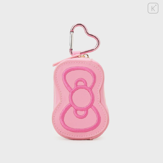 Japan Sanrio Ribbon Ball Pouch - Hello Kitty : Sanrio Sports Pink - 1