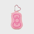 Japan Sanrio Ribbon Ball Pouch - Hello Kitty : Sanrio Sports Pink - 1