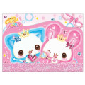 Japan Kamio Mini Notepad - Happy March : Heisei Retro Rabbit & Cat Crown - 1